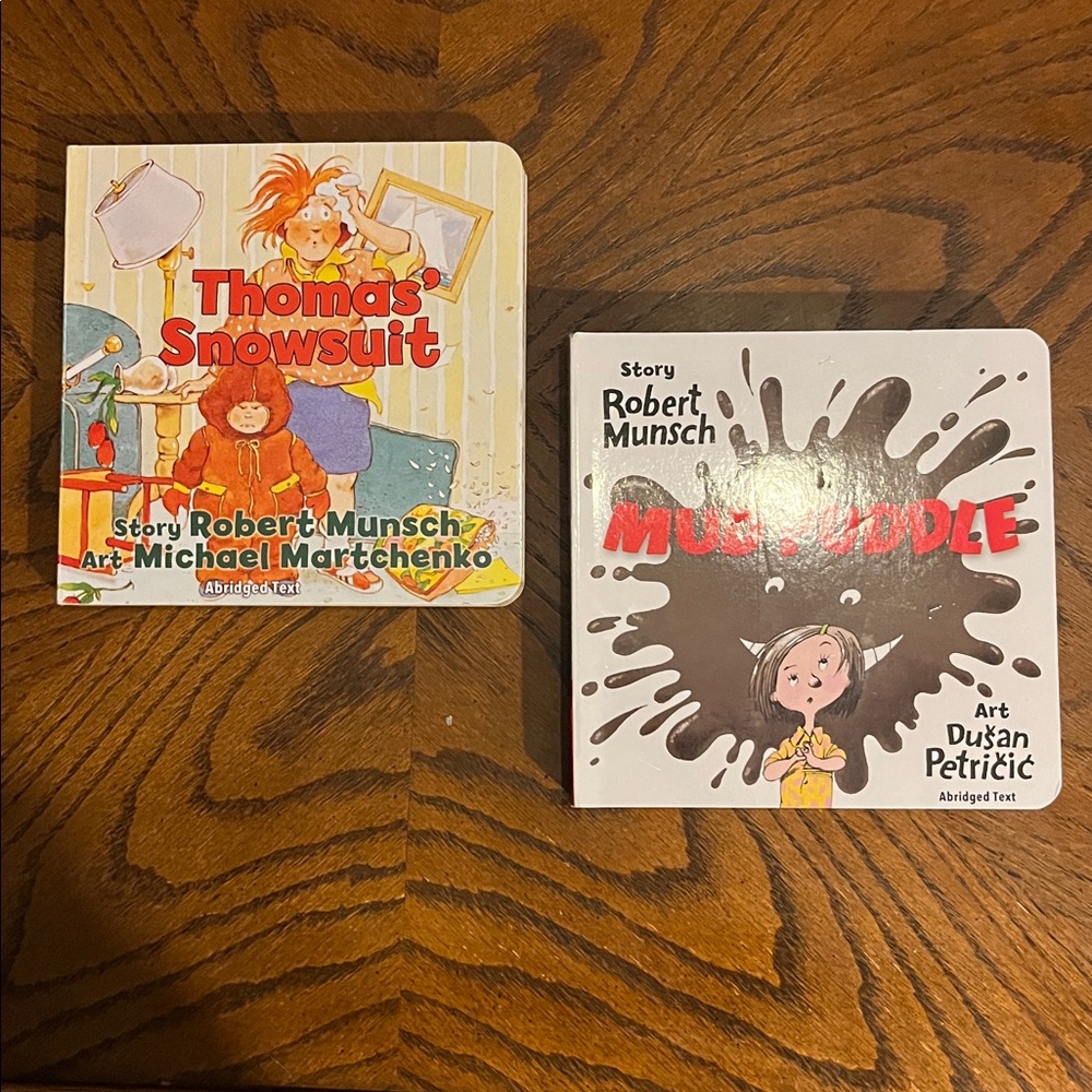 Robert Munsch kids books | set of 2 board books